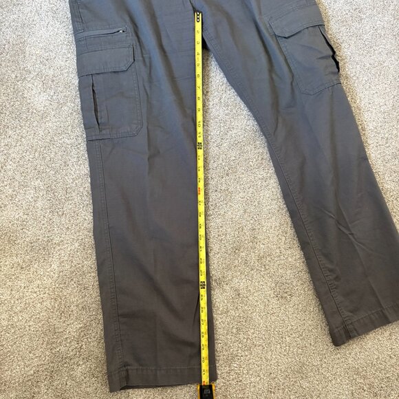 Eddie Bauer 00s Cargo Pants Size 38X32 Brown Y2K - Picture 5 of 9